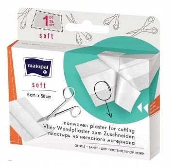 

Plaster z opatrunkiem Matopat 6cmx50cm