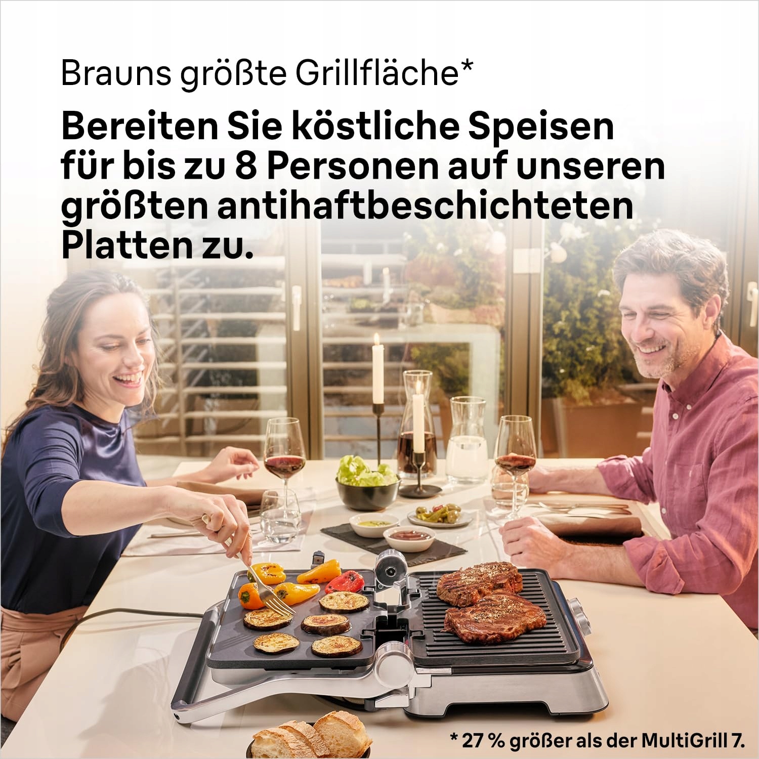 BRAUN MultiGrill 9 Grill Kontaktowy Wymienne Płyty BBQ Wafle 230°C — miniatura 6