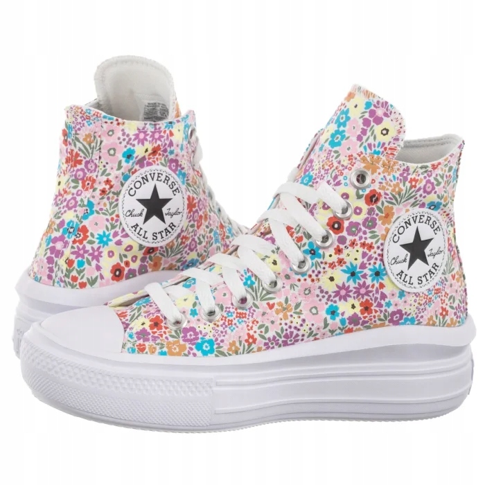 Dámské tenisky Converse Ctas Move Hi White A14968C Multi-color