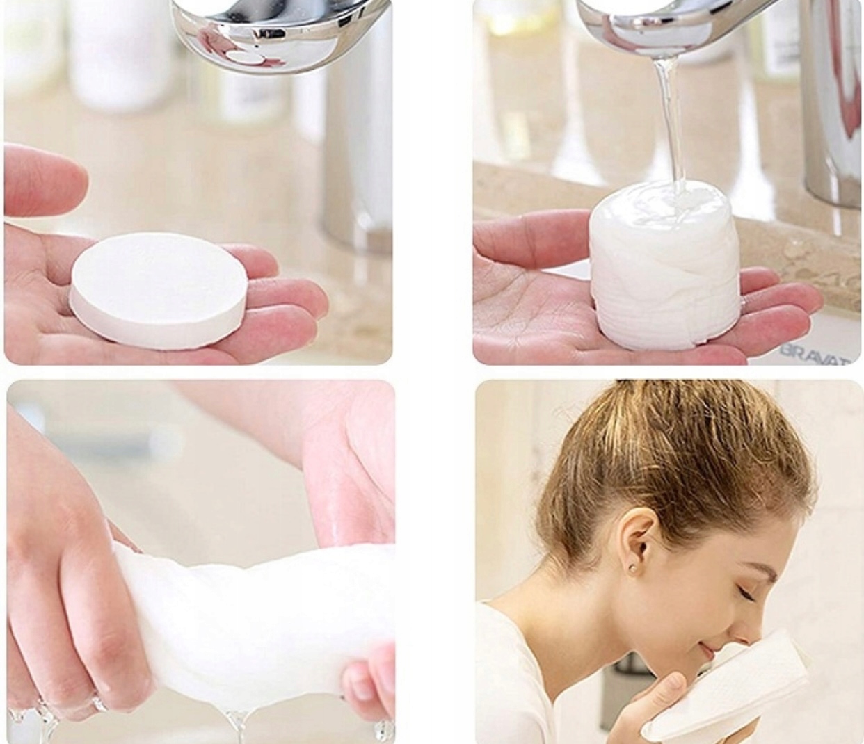 CHUSTECZKA RĘCZNIK W TABLETCE TURYSTYCZNA 100szt Marka inna marka