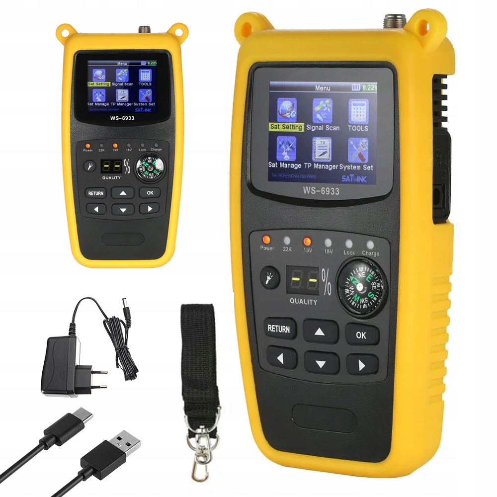 СПУТНИКОВЫЙ ИЗМЕРИТЕЛЬ СИГНАЛА SATLINK WS-6933