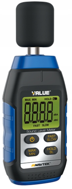 Merač hlasitosti Value VMS-1 decibelometer, merač zvuku