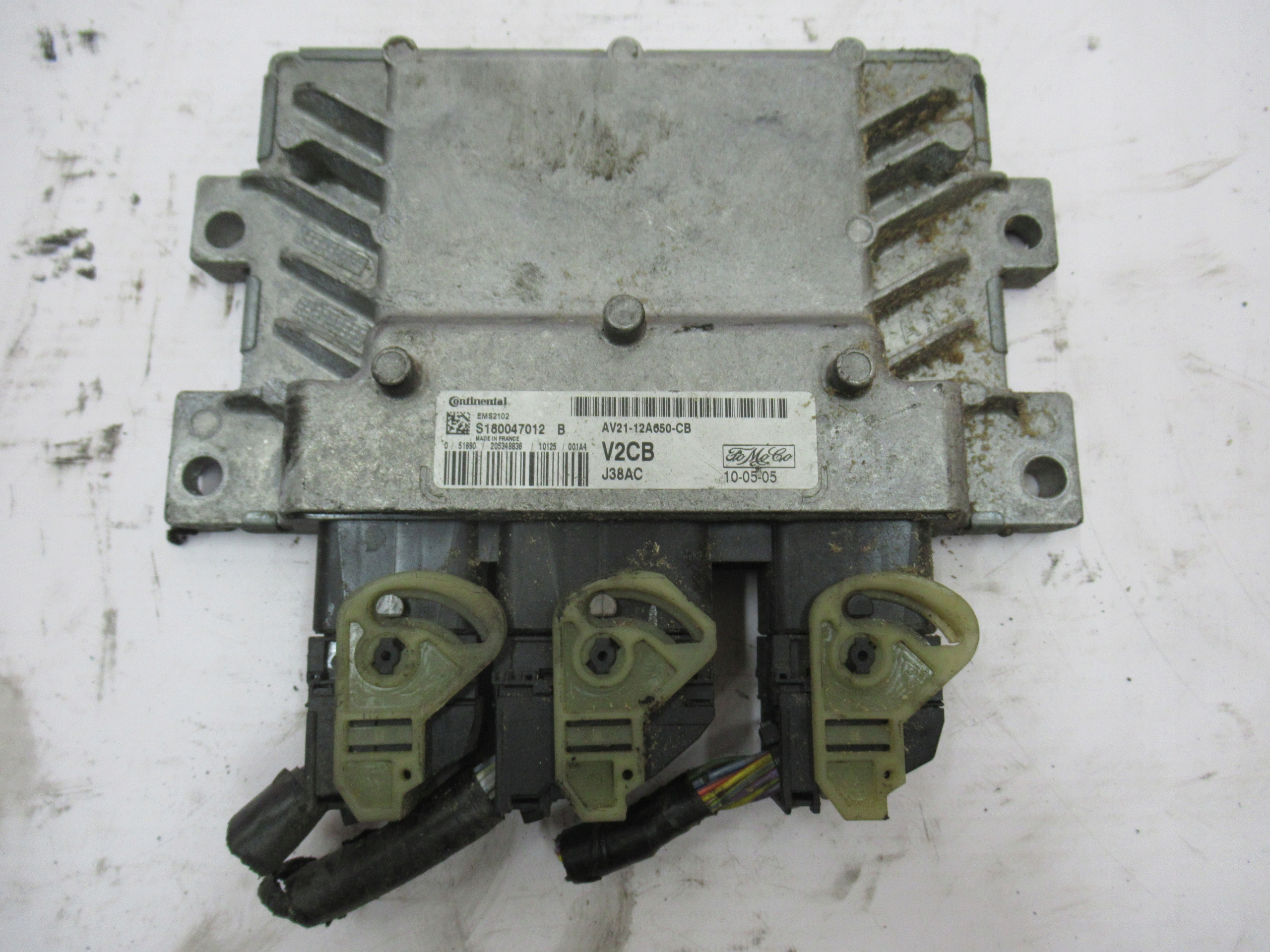 computer control unit of the engine FORD FIESTA MK7 1.25