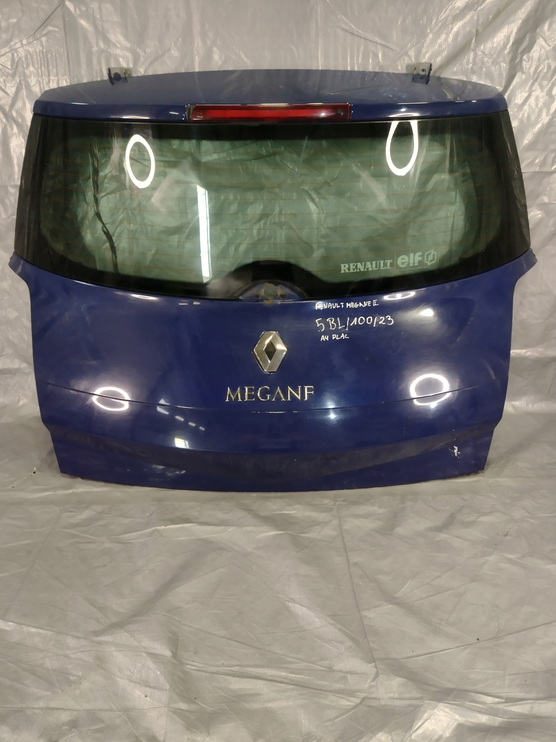 trunk door boot RENAULT MEGANE II HB 5D 0V460