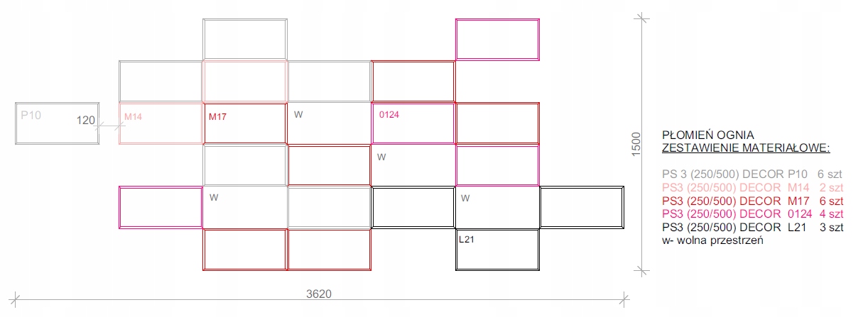 ZESTAW paneli dekoracja akustyka APAMA DECOR gr. 3cm kolory Producent Apama