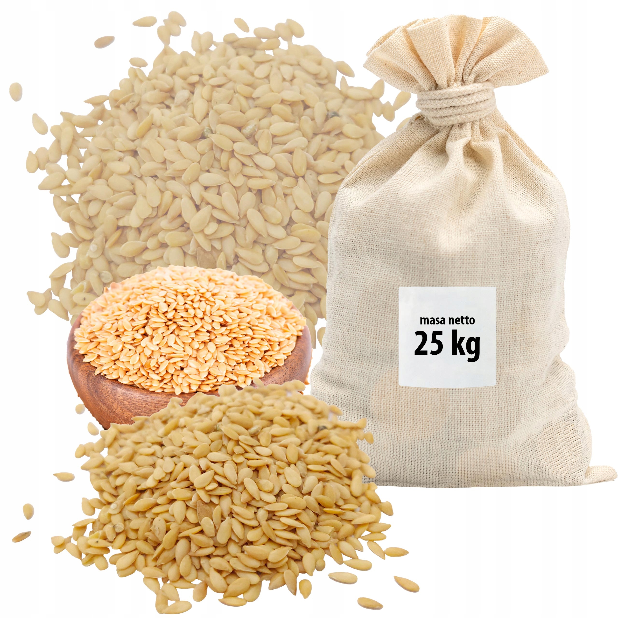 Lněné Semínko Zlaté Zrno 25 Kg Sáček Velkoobchod