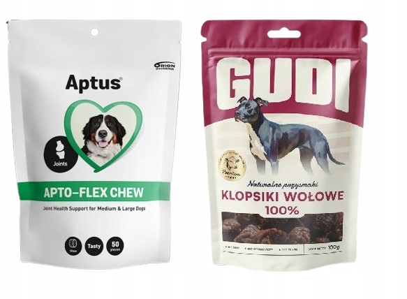 Levně Aptus Apto-flex Chew 50 Žvýkacích Kousků pro Klouby Pamlsek Gudi