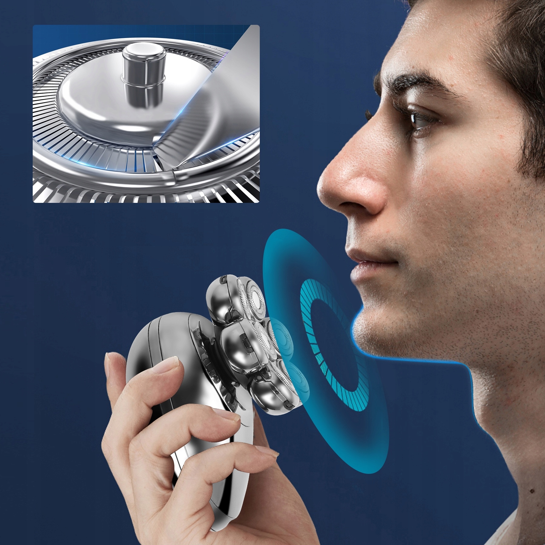 GOLARKA MĘSKA MASZYNKA DO GOLENIA BRODY GŁOWY EAN (GTIN) 0623846930289