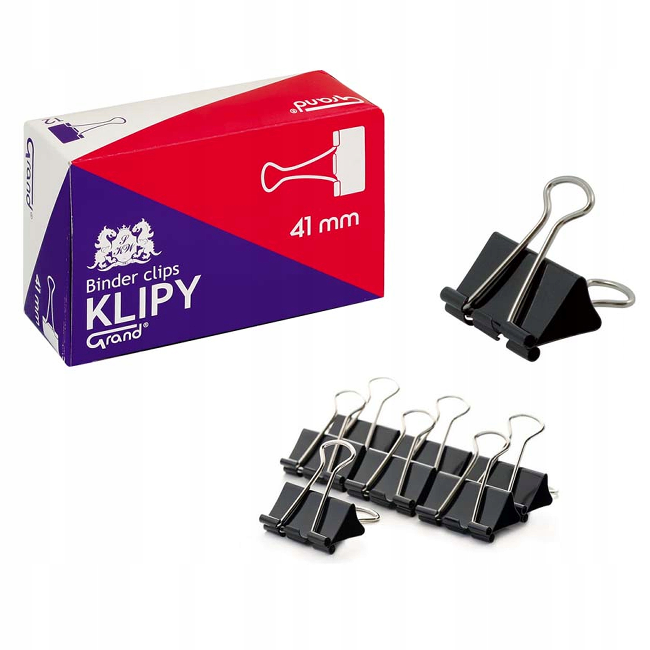 

Klipy Biurowy Klips 41mm Duży Klip Biurowe 12 Szt.