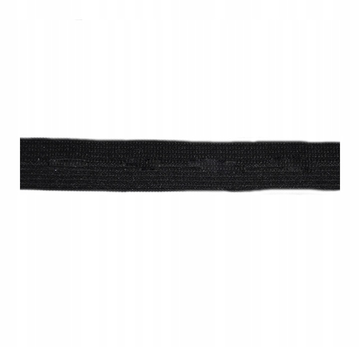 Guma Gumka płaska dziana kalandrowana 30mm czarna 1mb