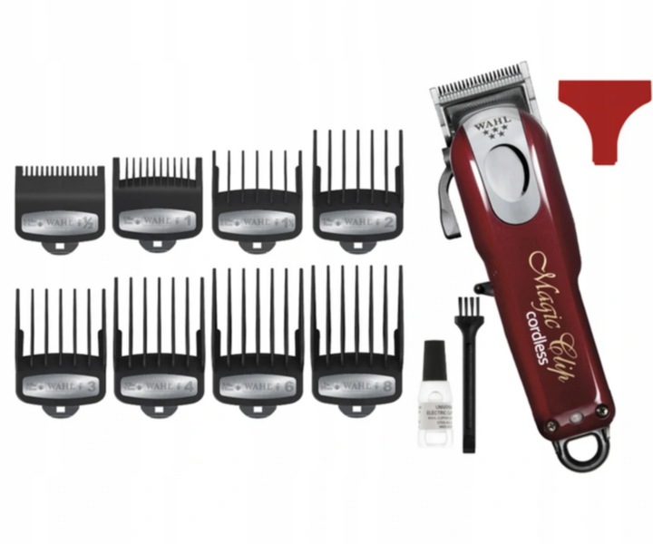 WAHL MAGIC CLIP 5 STAR CORDLESS STROJČEK ČERVENÝ