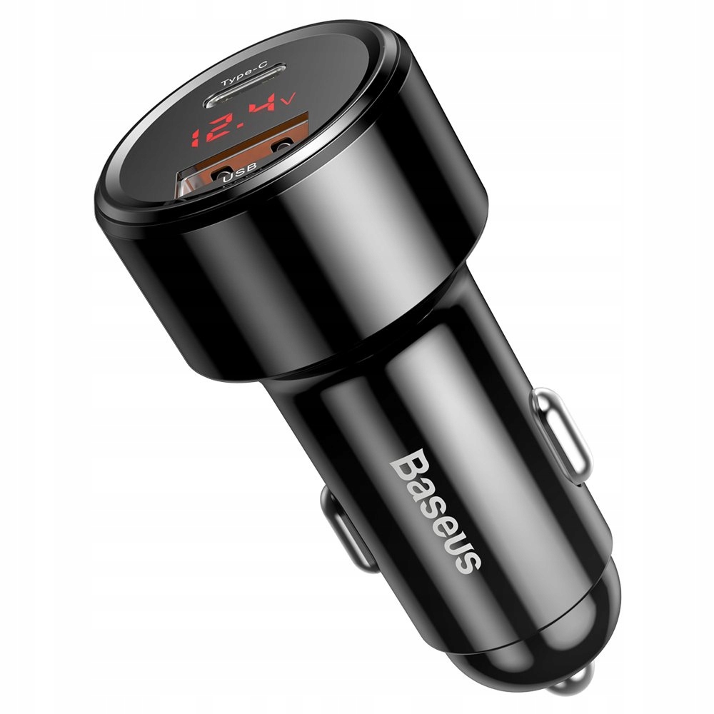 Ładowarka Baseus Magic Series samochodowa 45W Usb-c Pd Usb-a Qc czarna