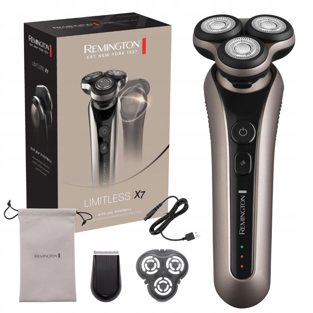Zastrihávač Chĺpkov, Holiaci Strojček Vodotesný Pánsky Profesionálny na Bradu X7 Remington XR1770