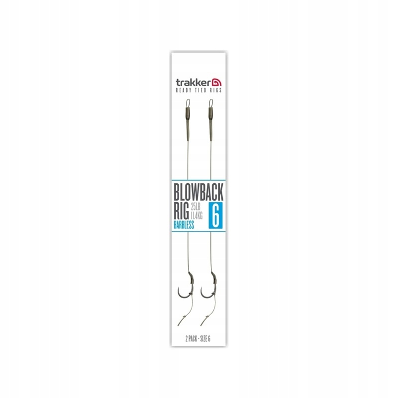 Przypon Trakker Blowback Rig Size 6 Barbless- gotowe przypony karpiowe