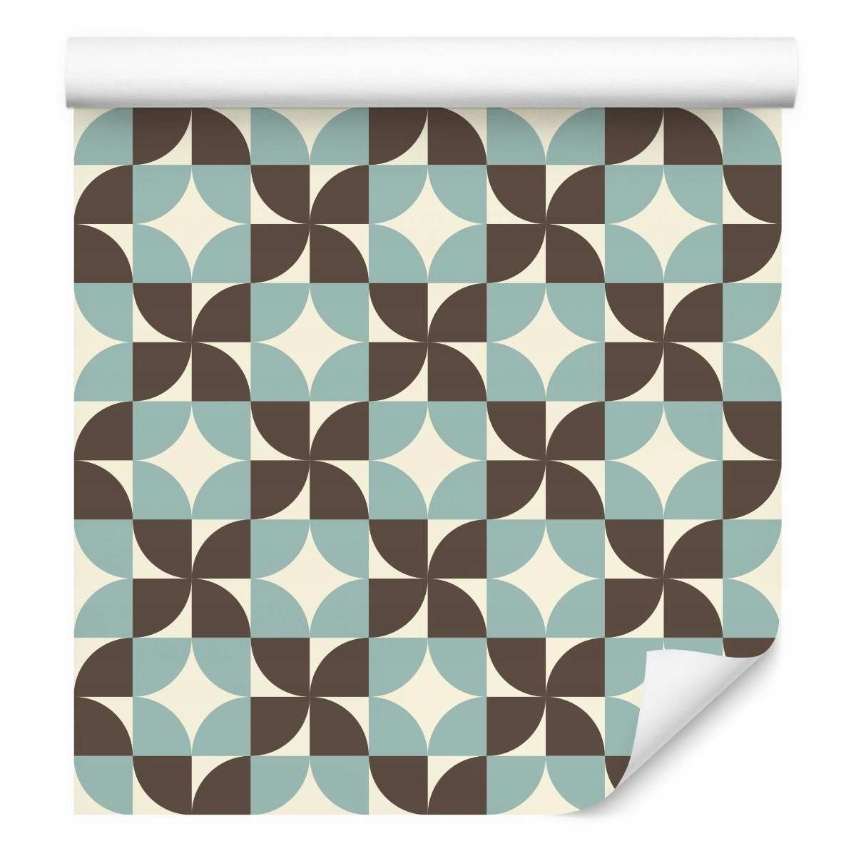 Tapeta do jídelny Geometrický vzor Mozaika Retro