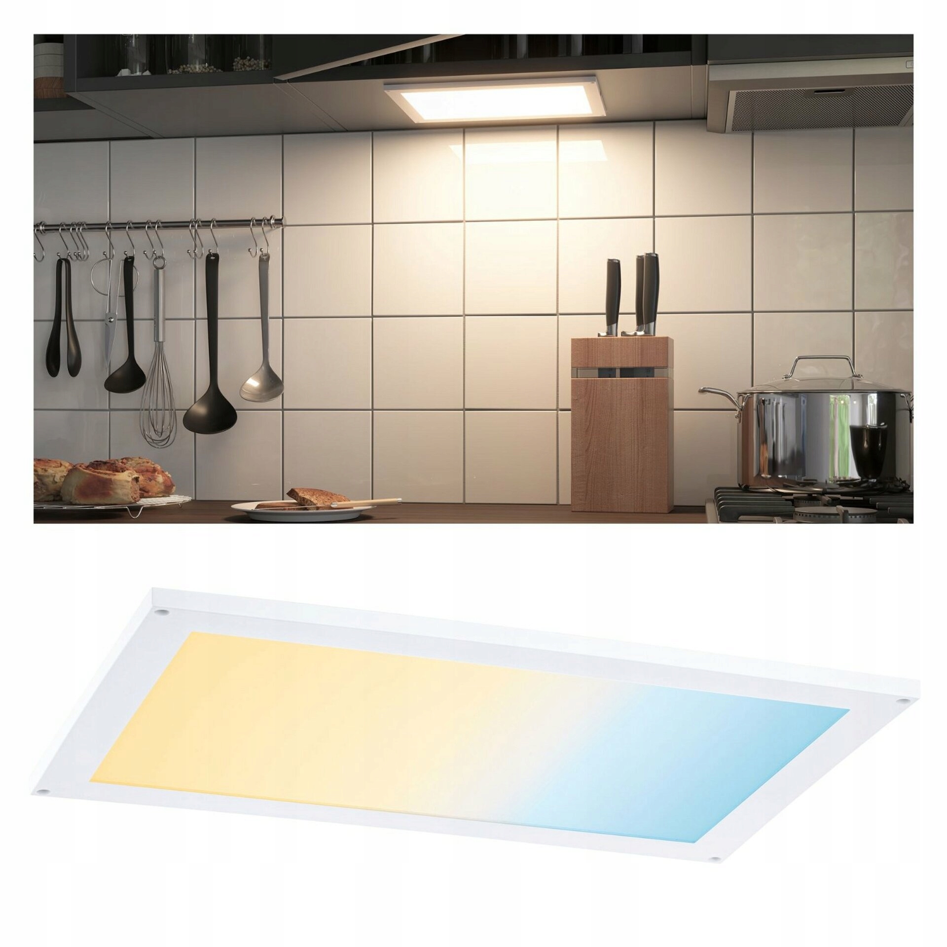 Paulmann Clever Connect Panel Flad biela mat 6W 12V Tunable White 2 700-6 50