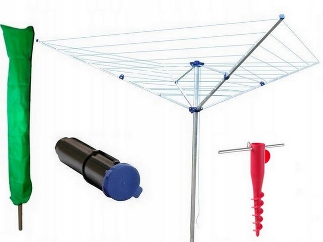 

Suszarka Ogrodowa Kotwa Pokrowiec Metalowe Okucia