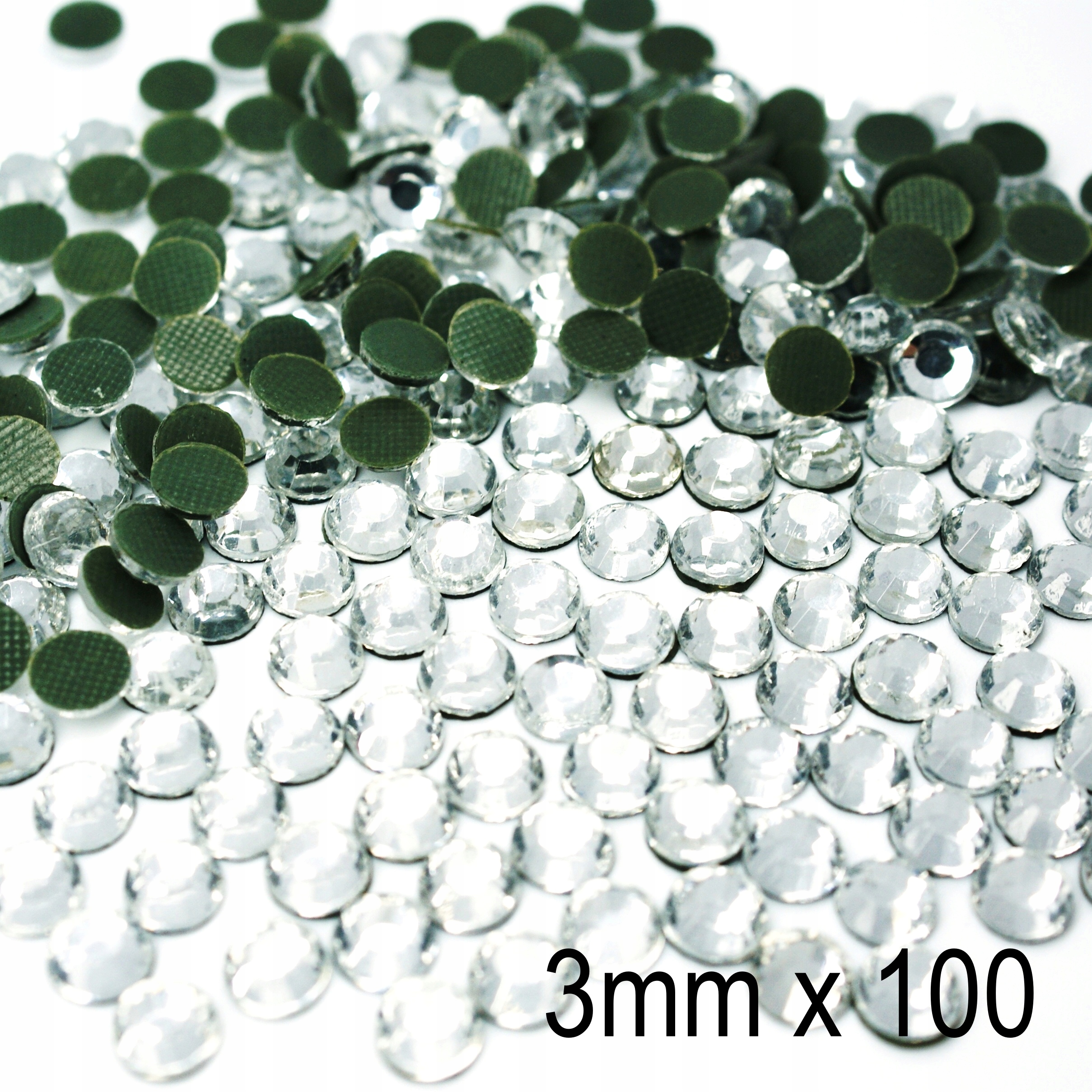 

Termo Dżety Kryształki Hotfix Bezbarwny 3mm 100szt