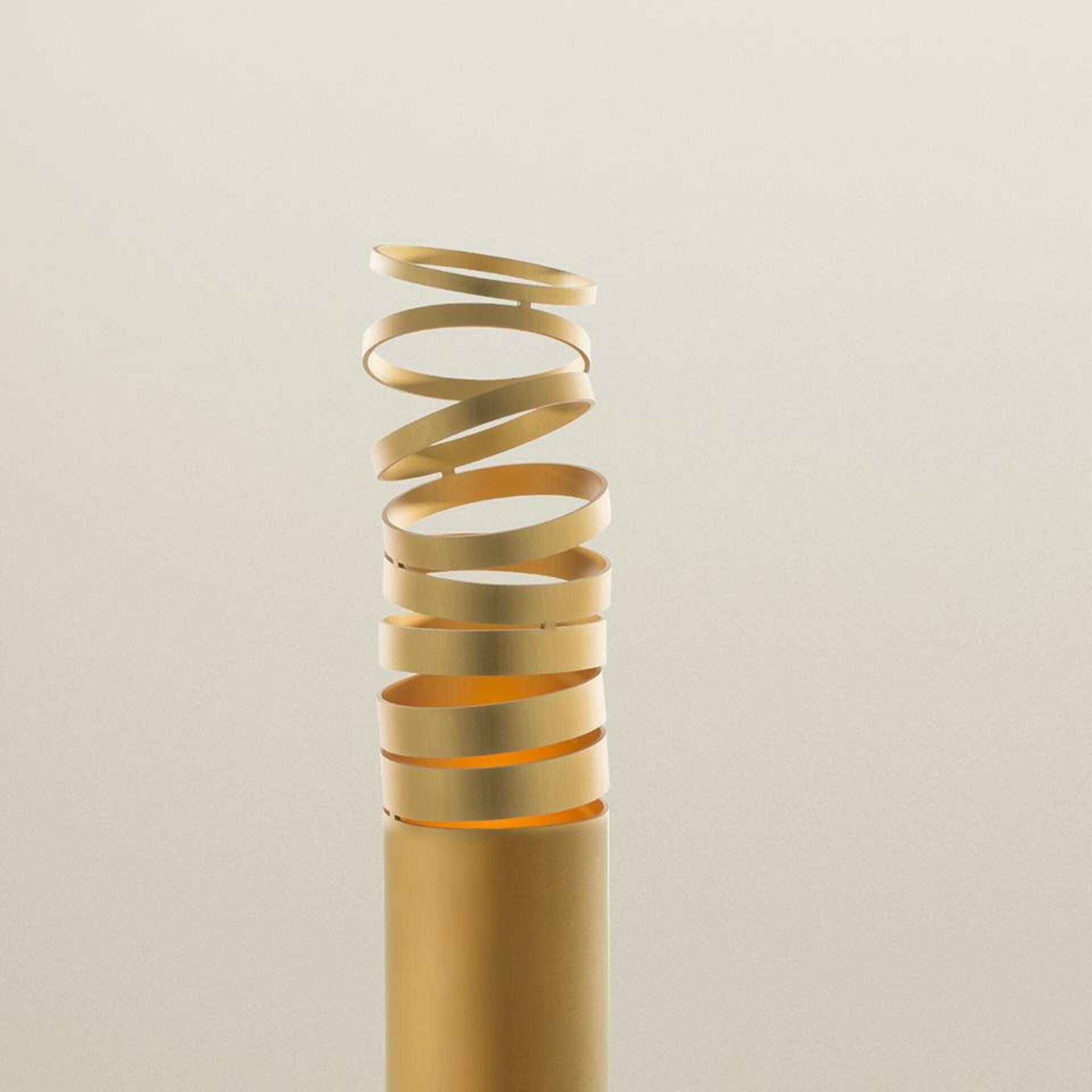 Artemide Decomposé Light stojaca lampa zlatá 180 cm, Led, 3564 lm