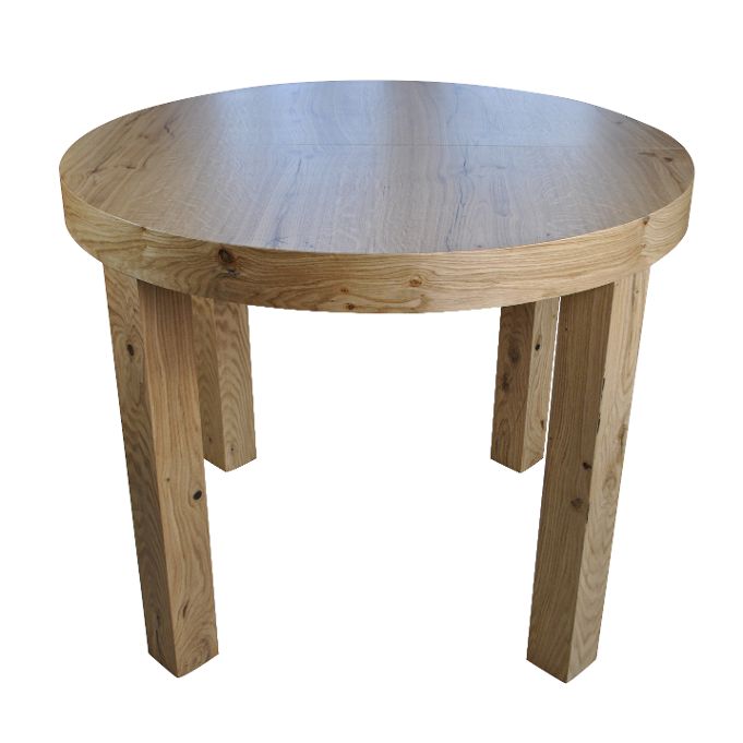 STÓŁ ROZKŁADANY OKRĄGŁY DĘBOWY Z SĘKAMI 100/200 SALON KUCHNIA JADALNIA Kod producenta Stół okrągły dębowy z sękami