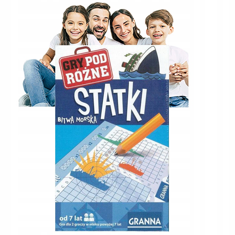 Gry Planszowe Rodzinne Podróżne Statki dla Dzieci