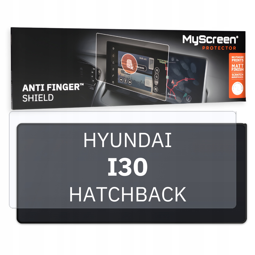 Matná fólie pro Hyundai i30 Hatchback 2021 10,25" MyScreen s ochranou proti odlepování prstů