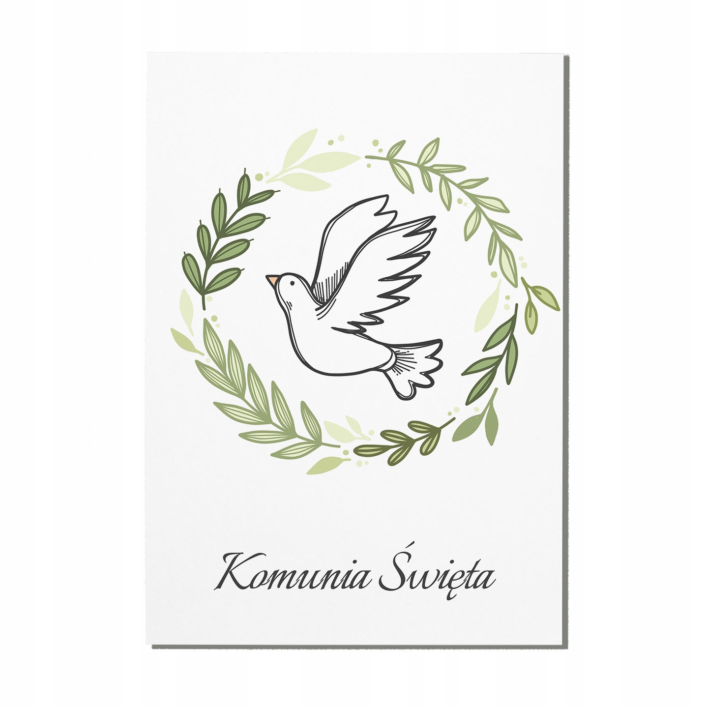 

Kartka pierwsza Komunia Święta Koperta