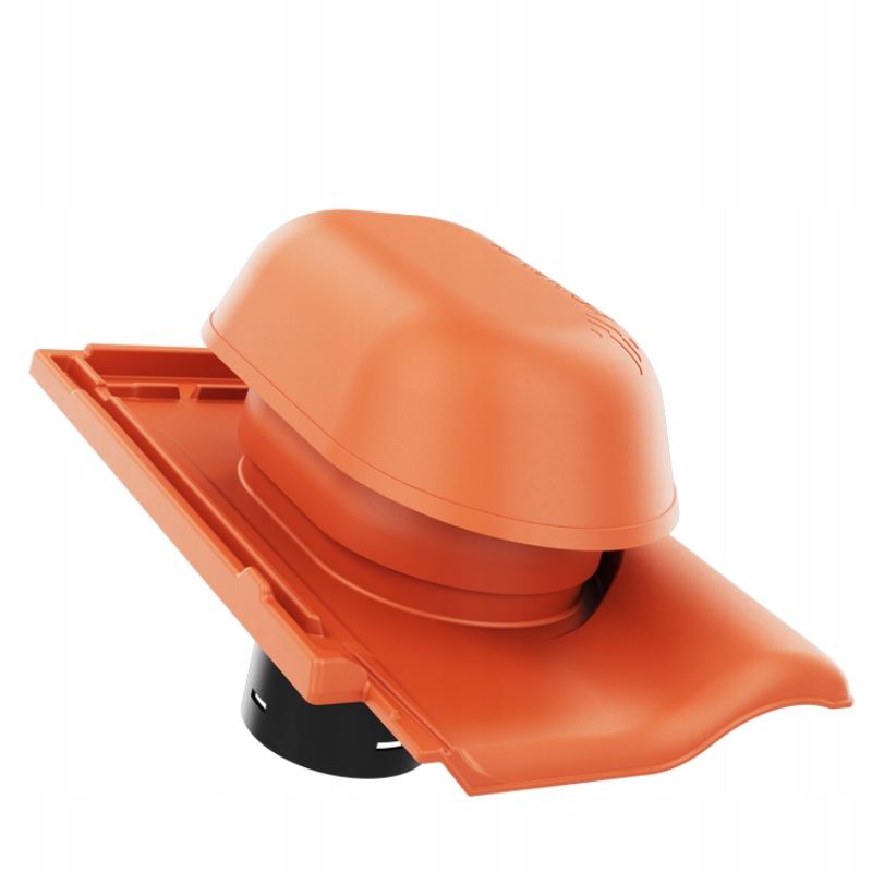 Větrací komín fi125 Braas Rubín 9V Měděný