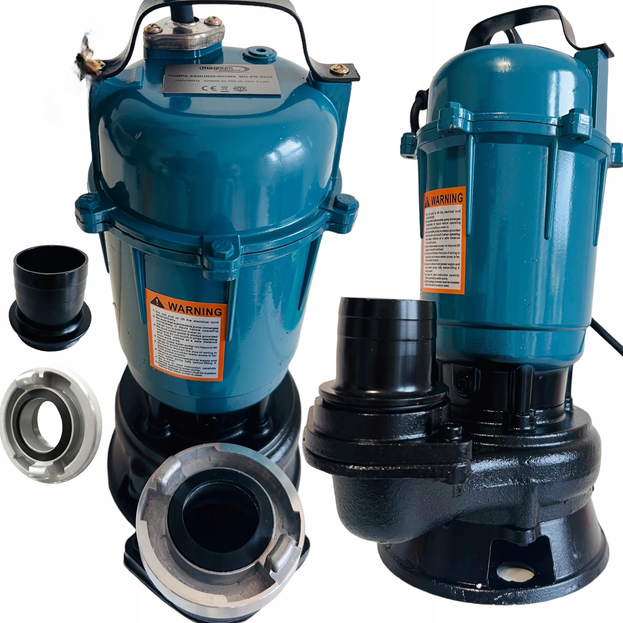 POMPA DO WODY BRUDNEJ CZYSTEJ SZAMBA 3200 MOCNA