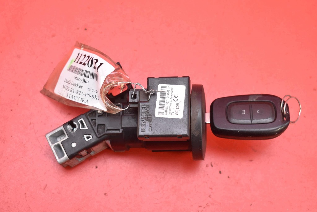 ignition key 487003947R DACIA DOKKER 1.6 SCe 102 KM 12-17
