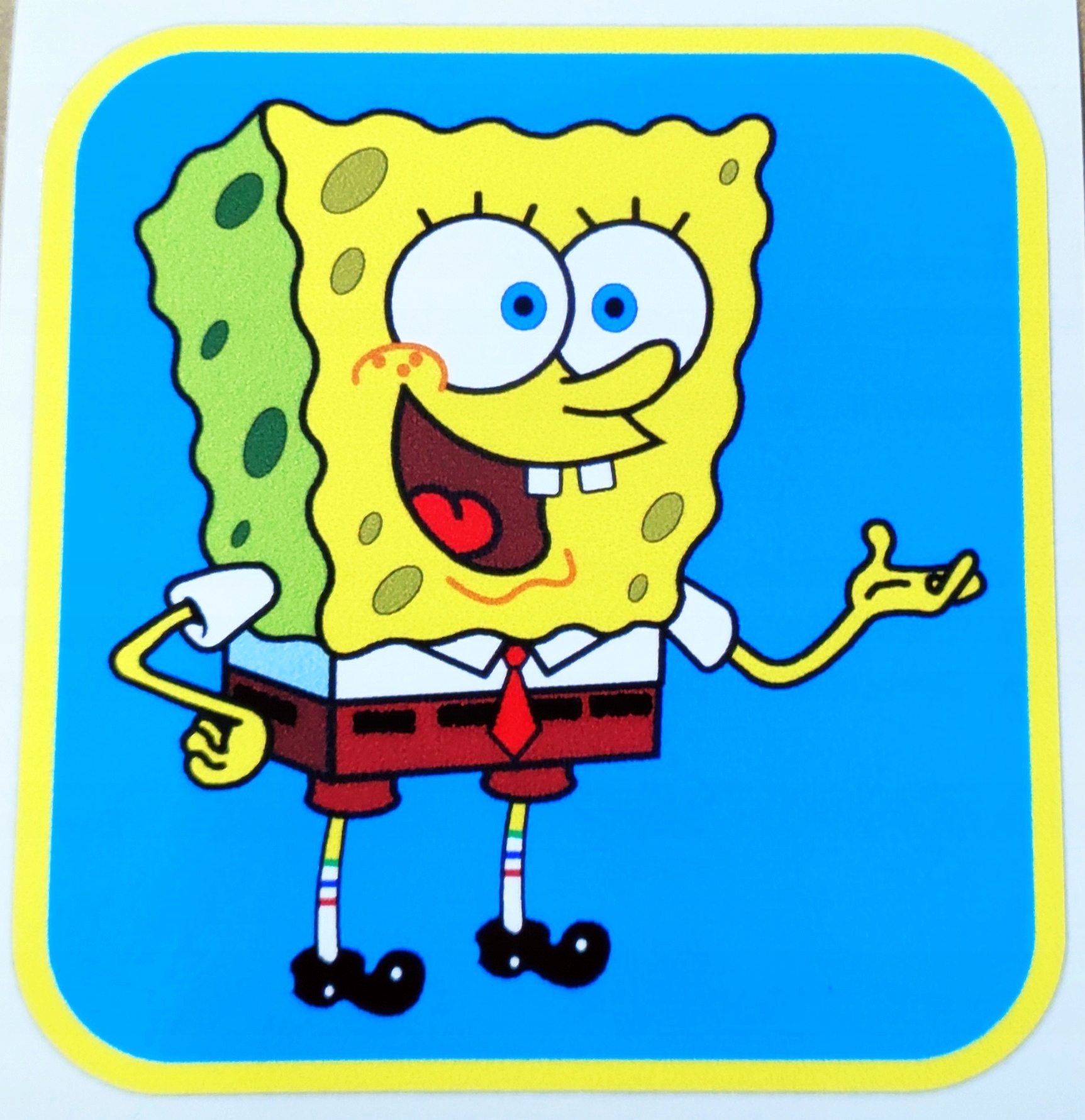 

Spandzbob naklejka drukowana