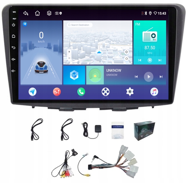 Rádio Navigácia Carplay Android Suzuki Baleno 2015-2018 4GB 64GB Sim