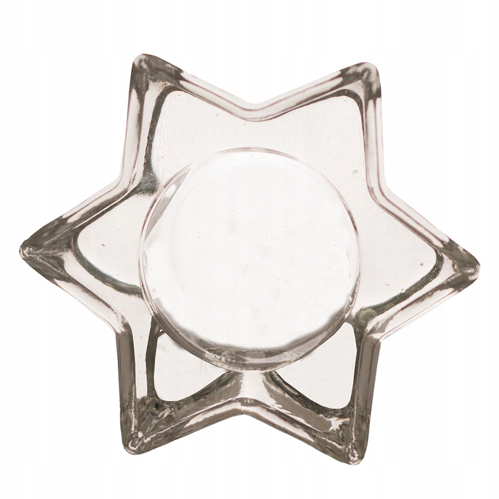 

Świecznik tealight Gwiazda przezroczysty szklany