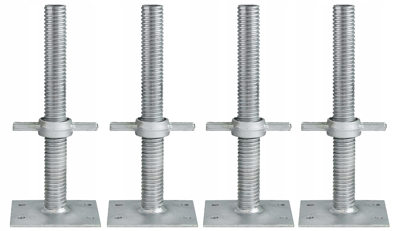 Podstawa Stopa do rusztowania 40cm Ocynk 4x