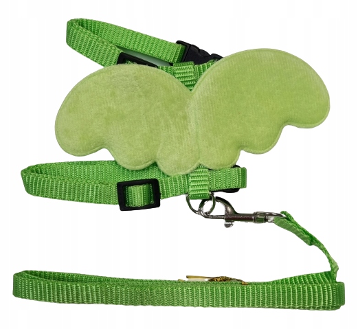 

szelki skrzydła dla kota 19-31 cm smycz 120 cm