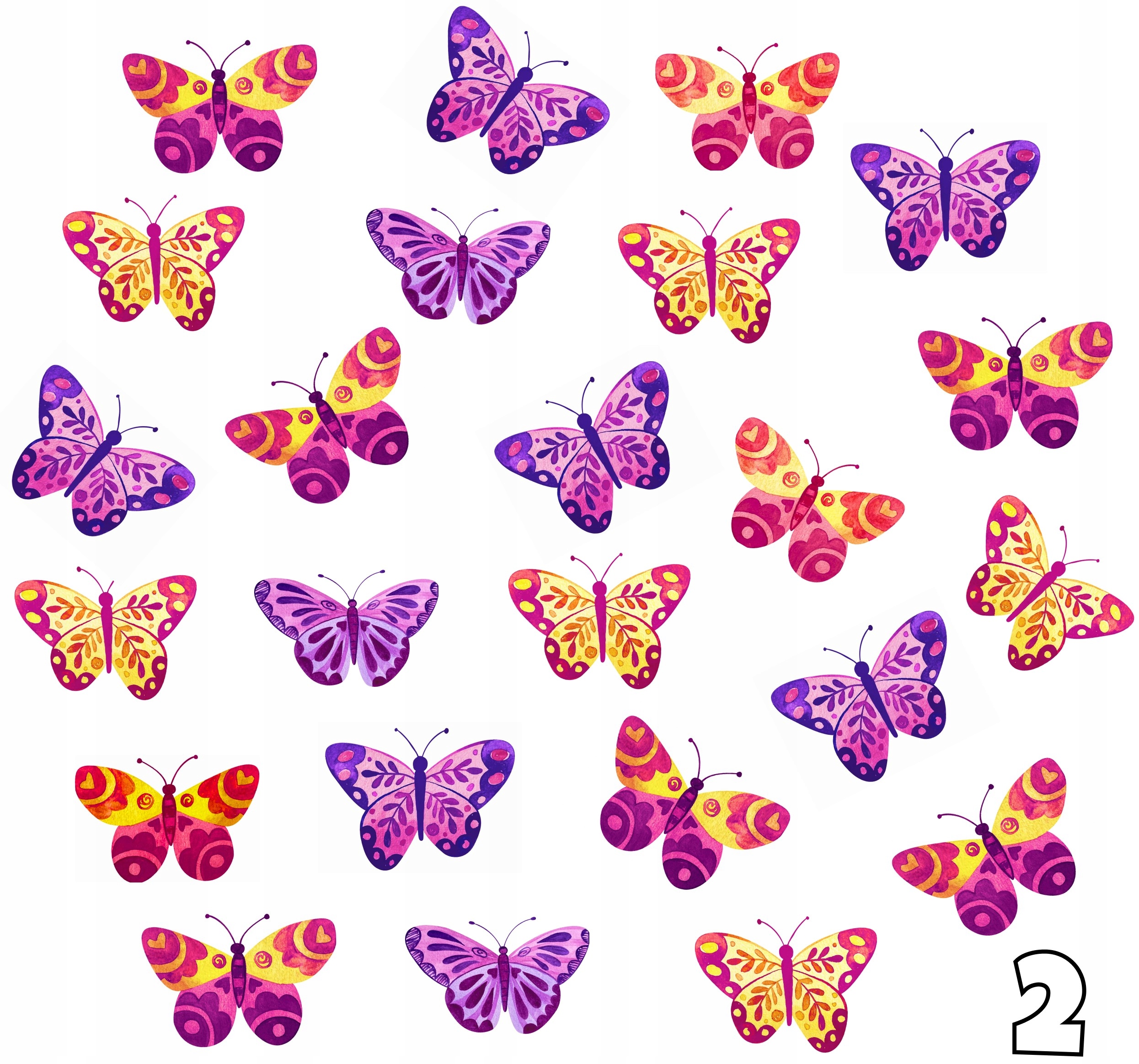 WAFLOWE MOTYLE 3D MOTYLKI WZORY DEKORACJA NA TORT Marka Opłatkinatort24