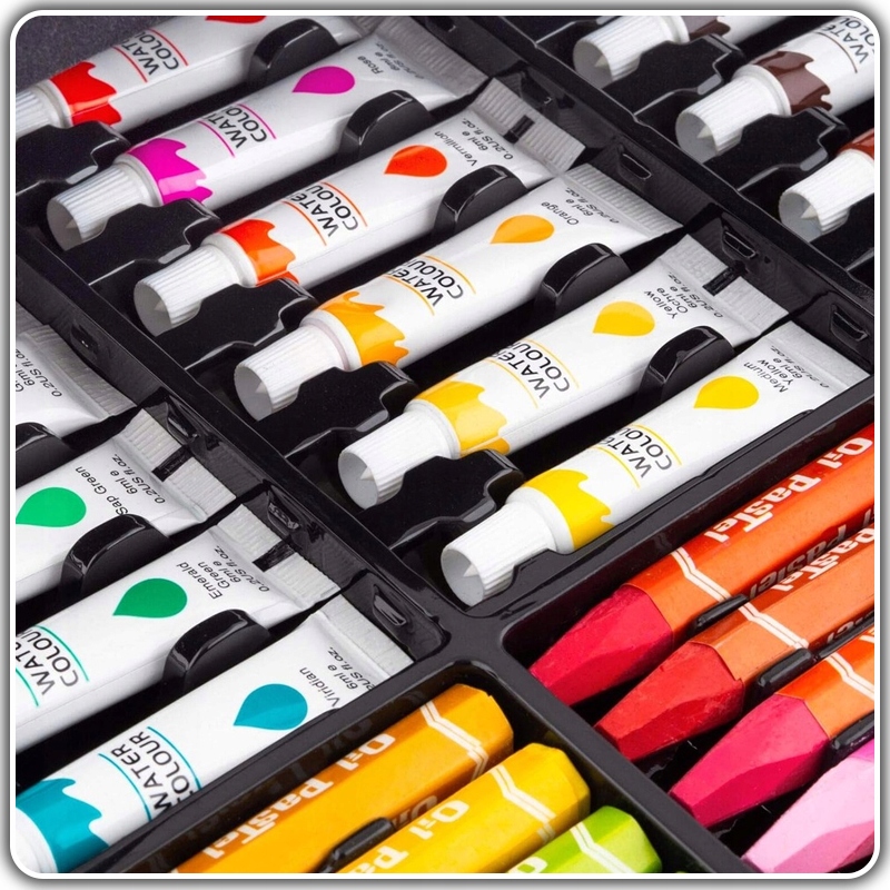 ZESTAW ARTYSTYCZNY DO MALOWANIA DLA DZIECI + WALIZKA MAZAKI KREDKI FARBY Bohater / Bajka brak