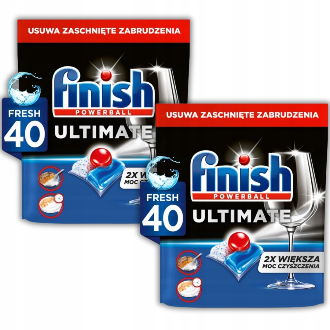 Levně Finish Ultimate kapsle do myčky nádobí Regular 2x40 kusů