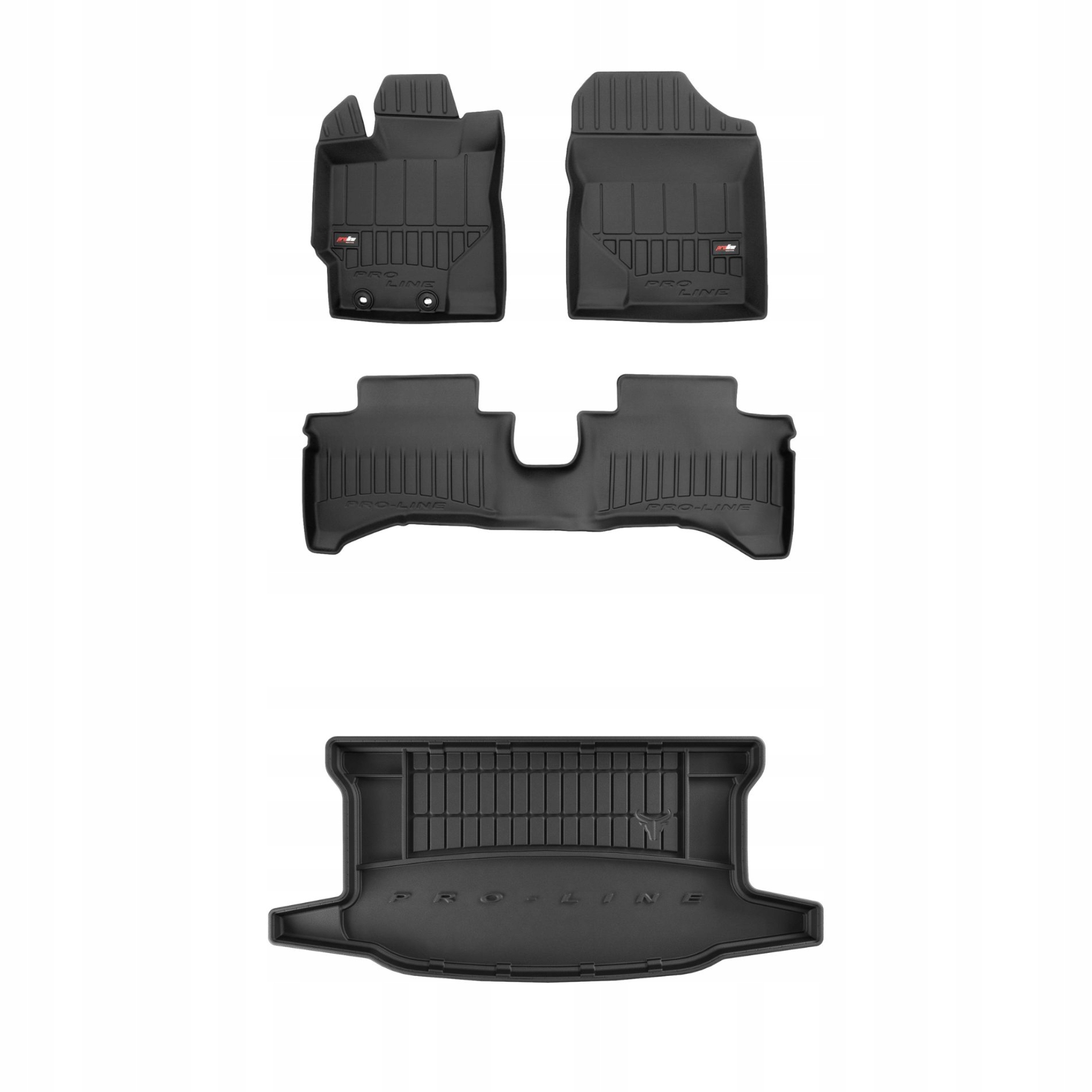 Sada gumových kobercov a rohoží pre Toyota Yaris III 2011-2020