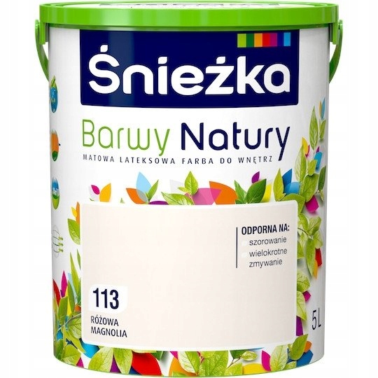 Śnieżka Barwy Natury 113 Różowa Magnolia 5L
