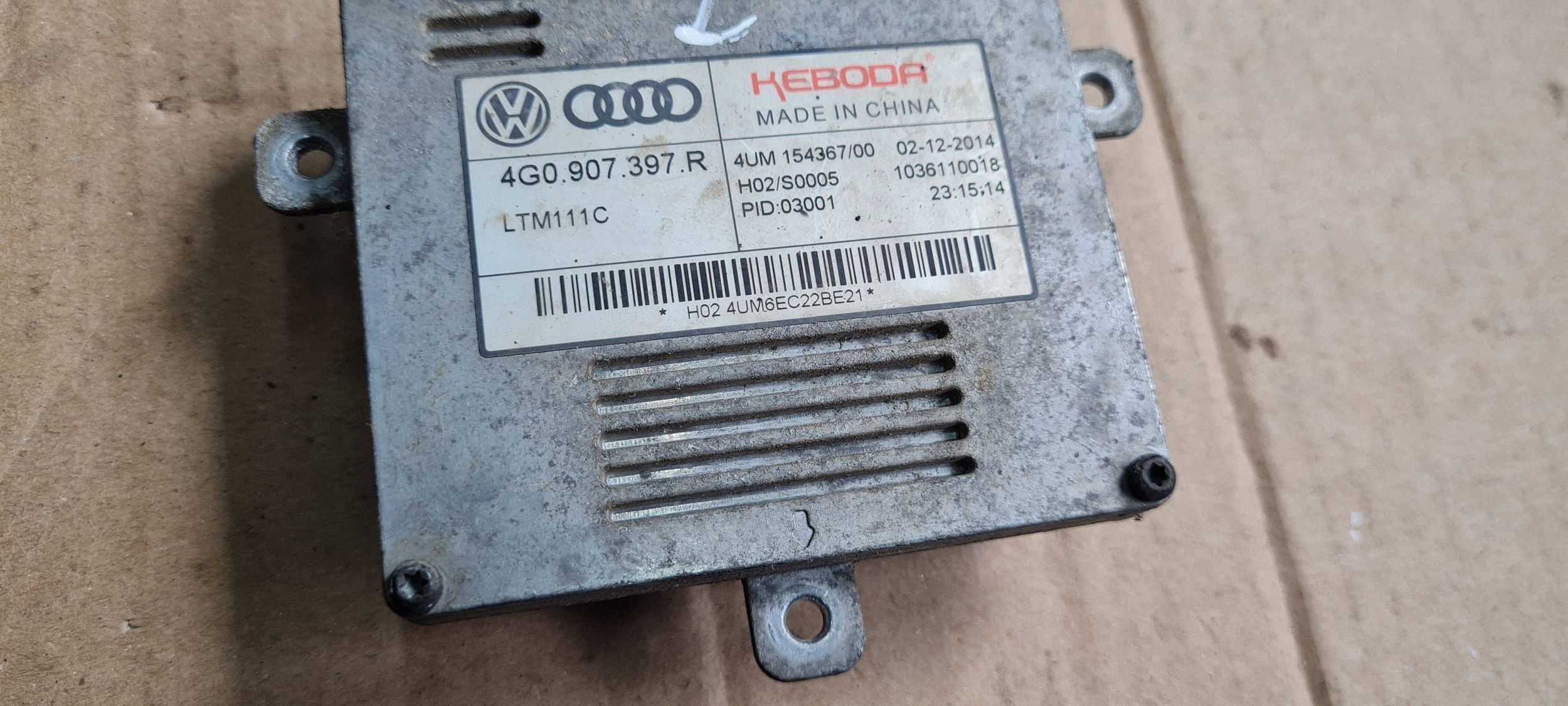 A6 C7 4G LIFT control unit module LED AUDI VW 4G0907397R