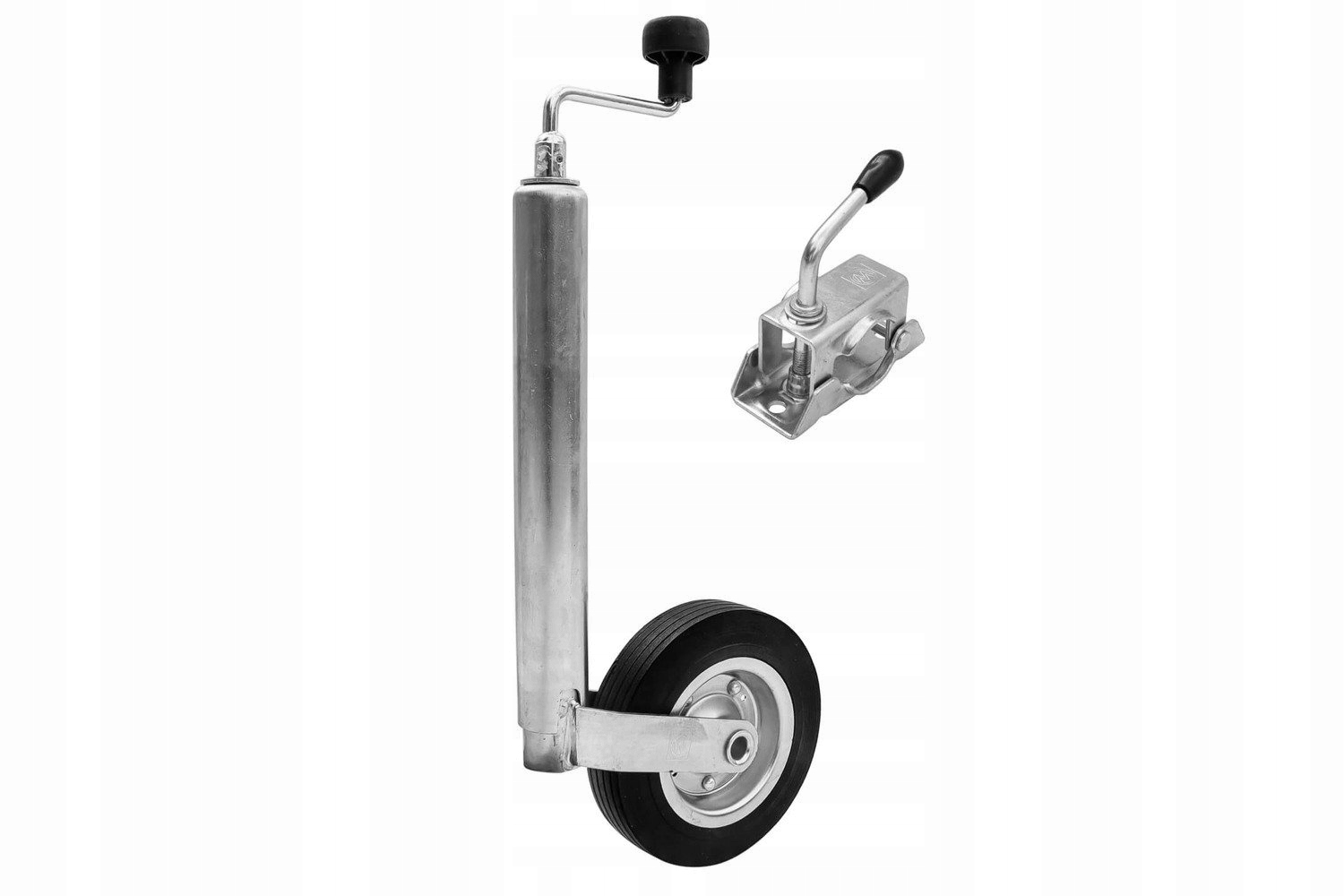 Podpěrné kolečko s klemou Pevné pro přívěs