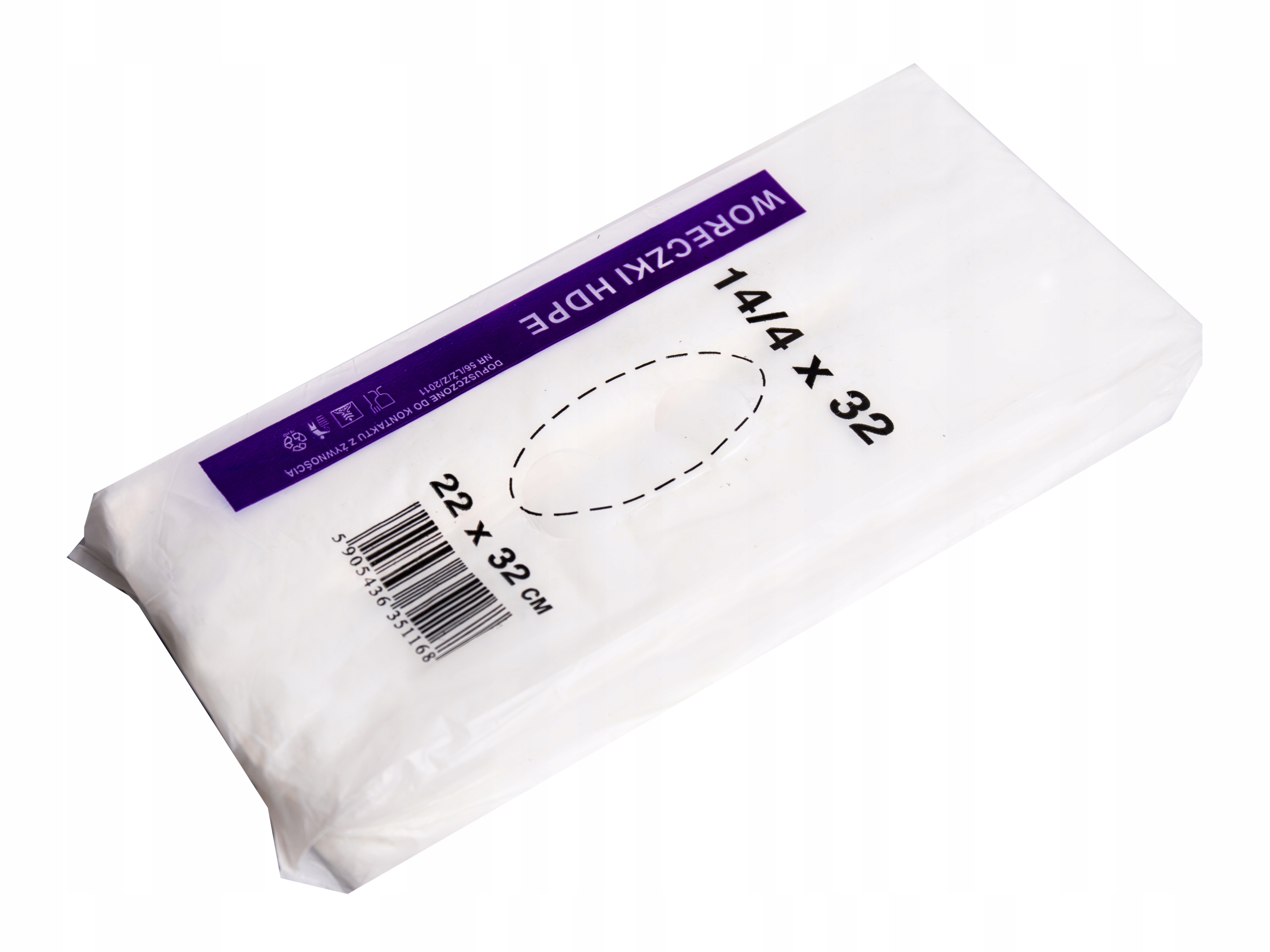 

Woreczki Śniadaniowe Foliowe Torebki Hdpe 14x32 cm