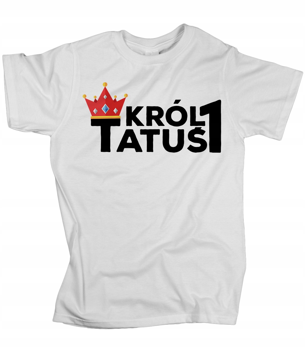 

Koszulka męska Król Tatuś 1 prezent S