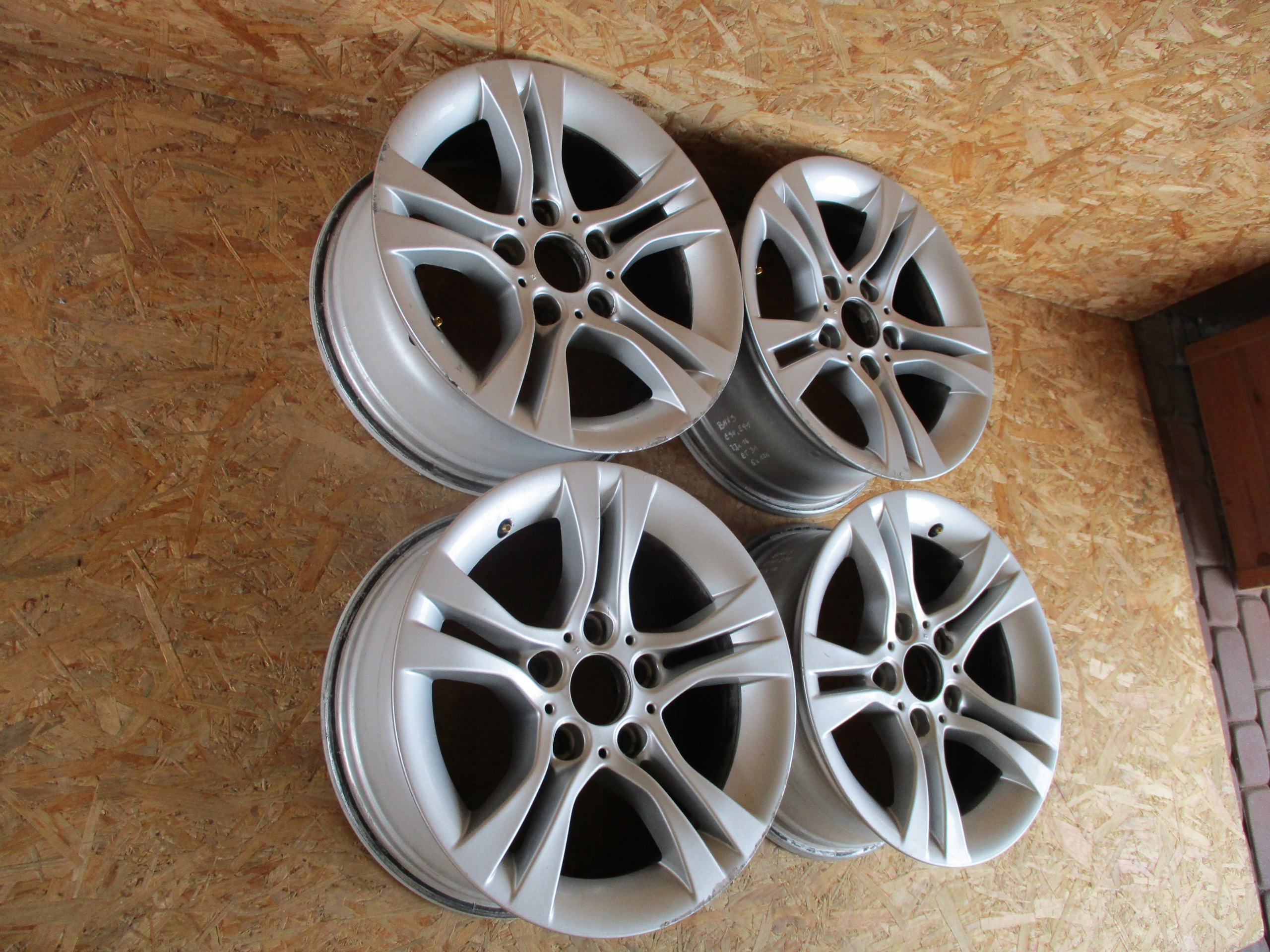 BMW 3 E90 E91 discs aluminium 7x16 ET31 5x112