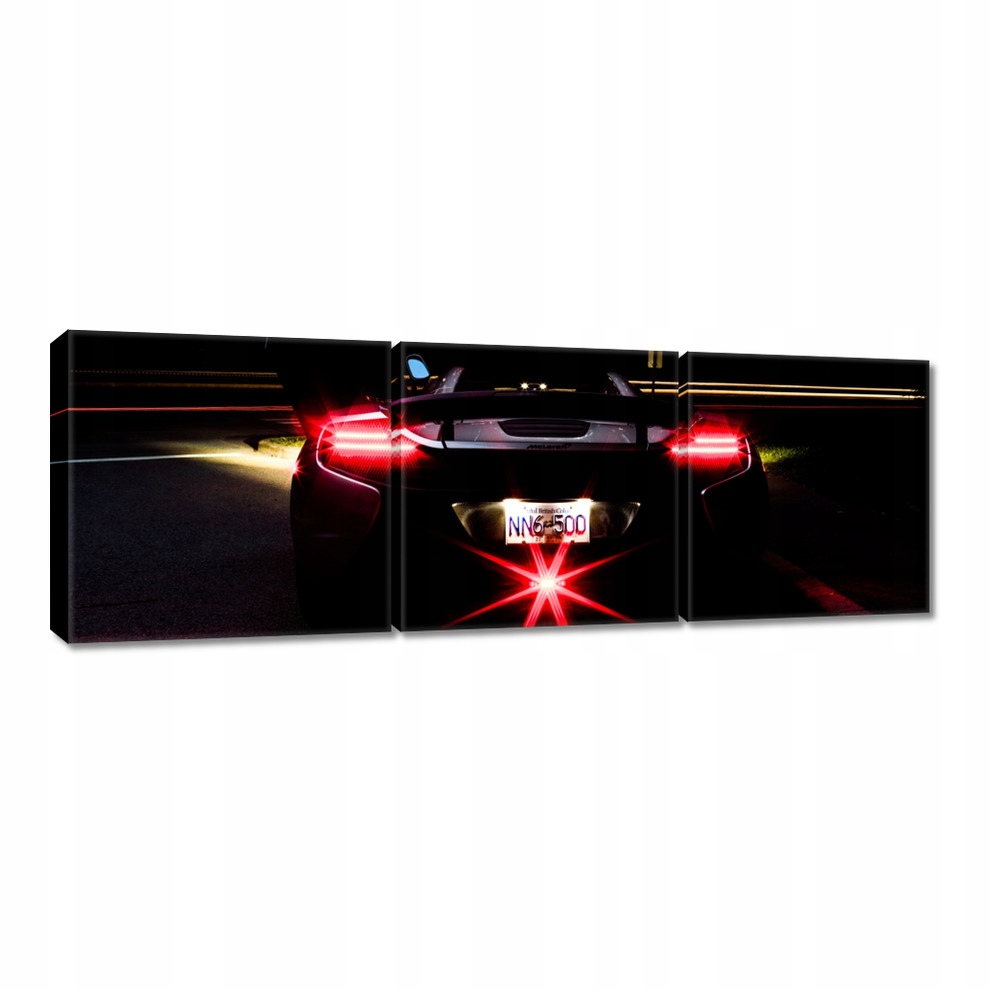

Obrazy 60x20 McLaren Noc Lampy