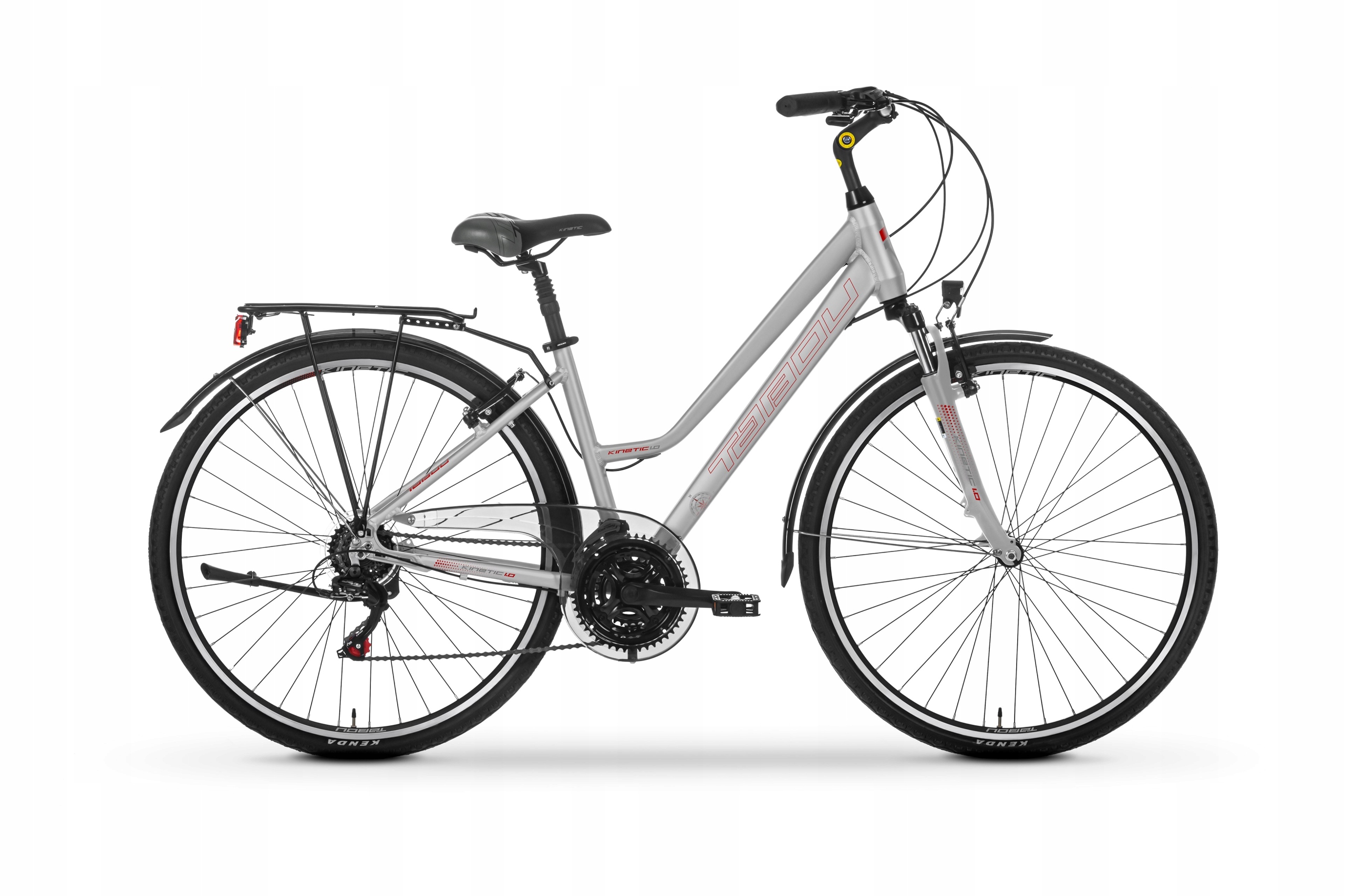 Rower Trekkingowy Tabou Kinetic 1.0 W Rama 19 Shimano 3X6 Lunar/cherry