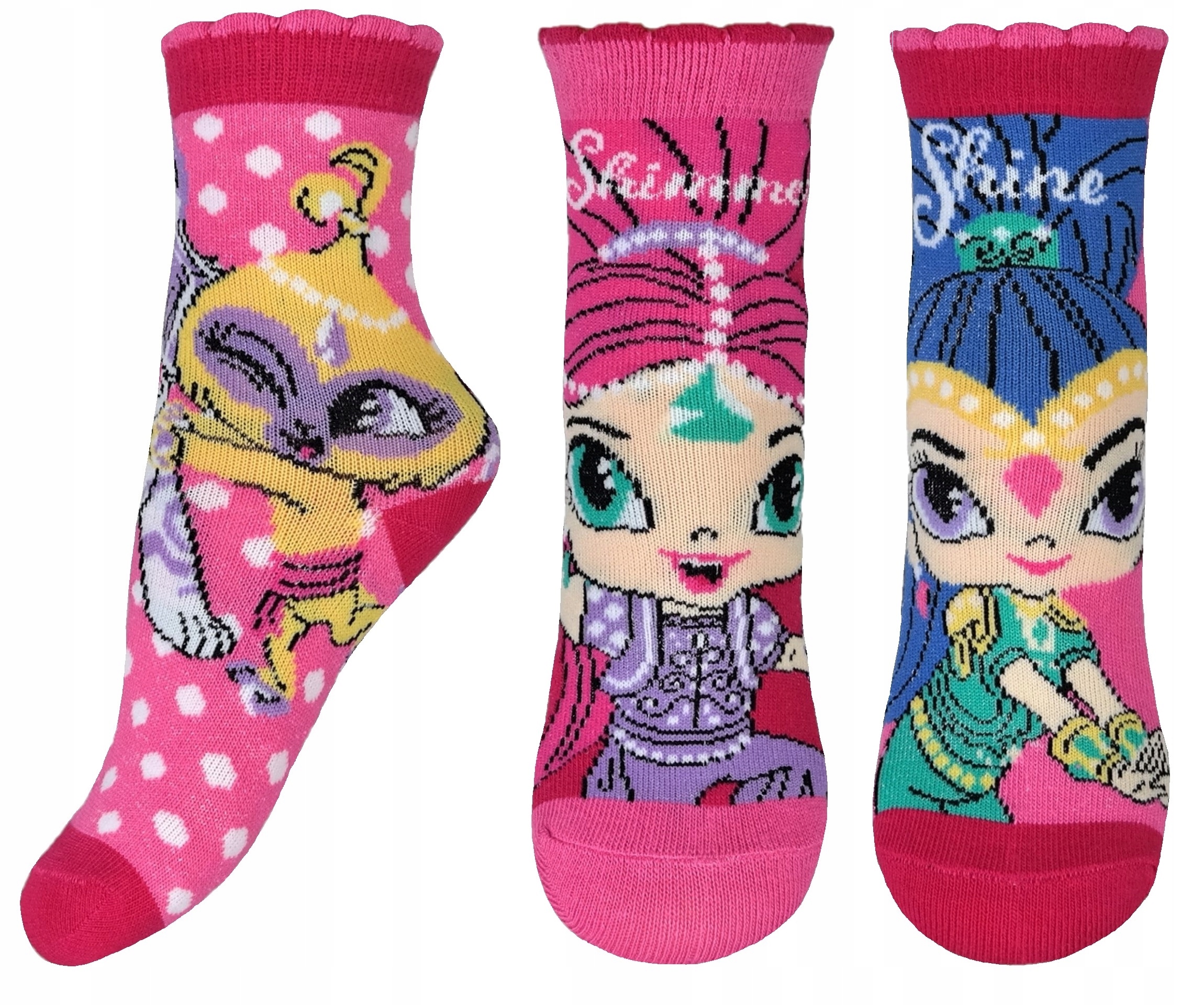

skarpetki 3-pak Shimmer I Shine skarpety 23-26