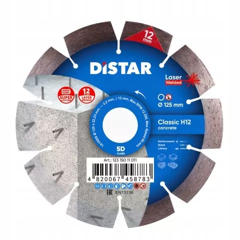 Distar Diamantový Kotouč Classic H12 125 x 2,2/1,3 x 22,23 mm