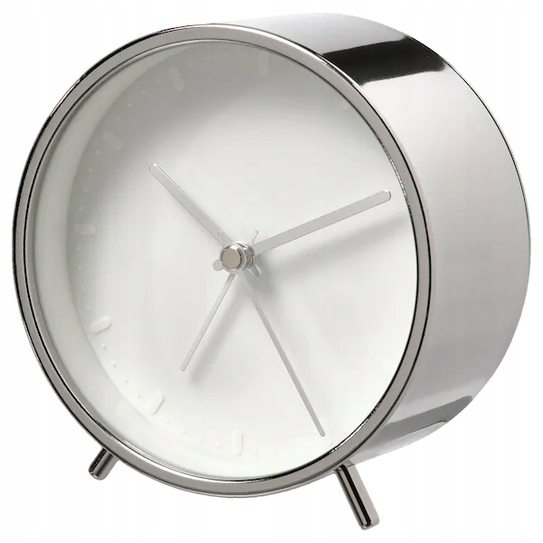 

Ikea Mallhoppa Budzik srebrny 11 cm